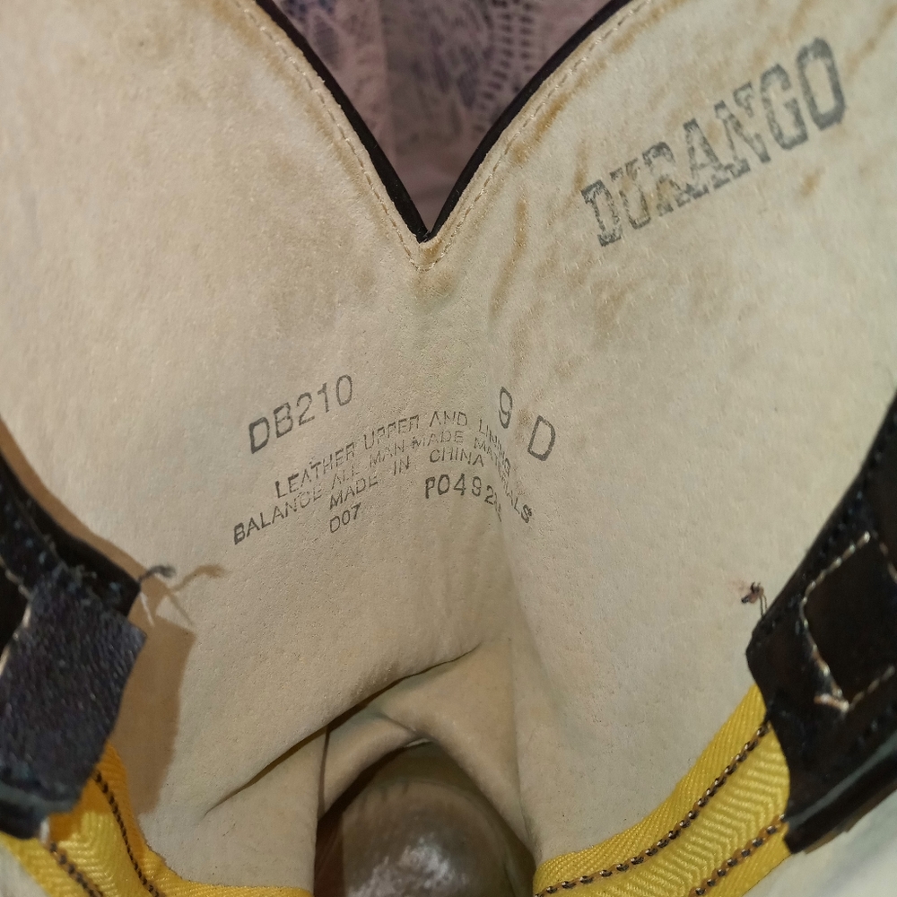 Durango leather men's boots - Picture 4 of 5